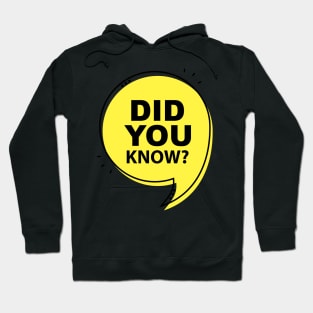 Did You Know? Hoodie